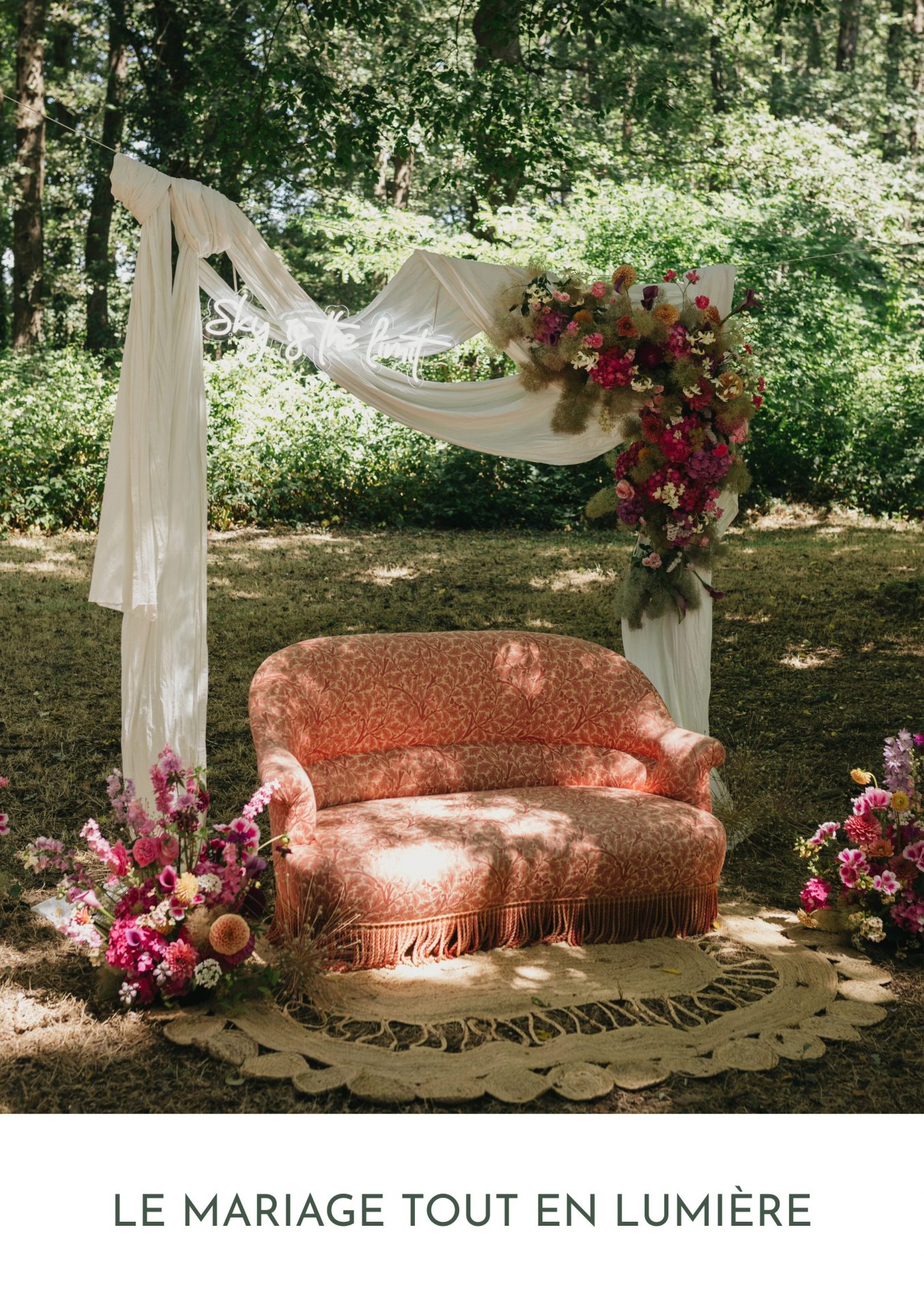 Décoration mariage Lumière