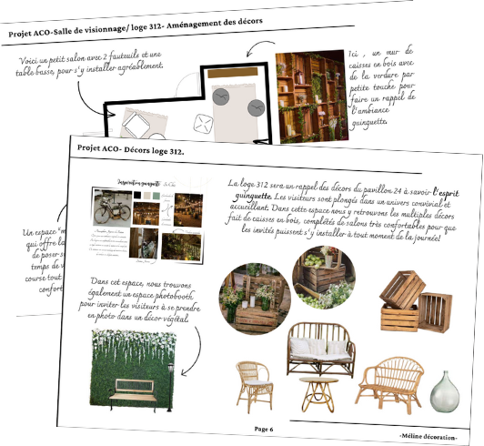 Plan décoration 24h du Mans