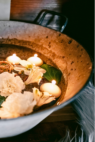 Décoration hivernale mariage