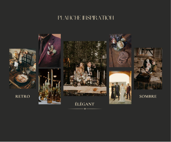 Ambiance mariage hivernal