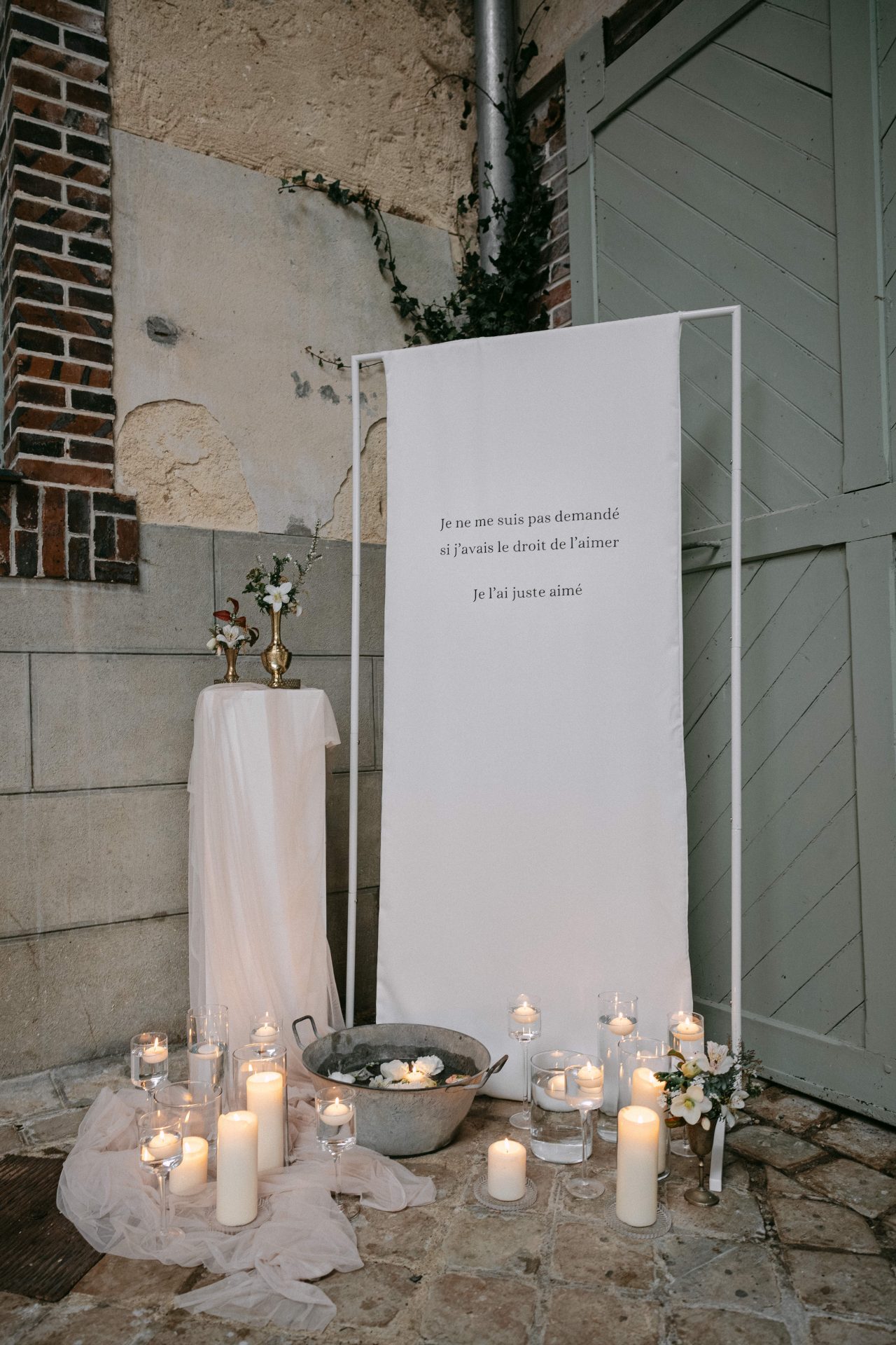 Panneau accueil mariage