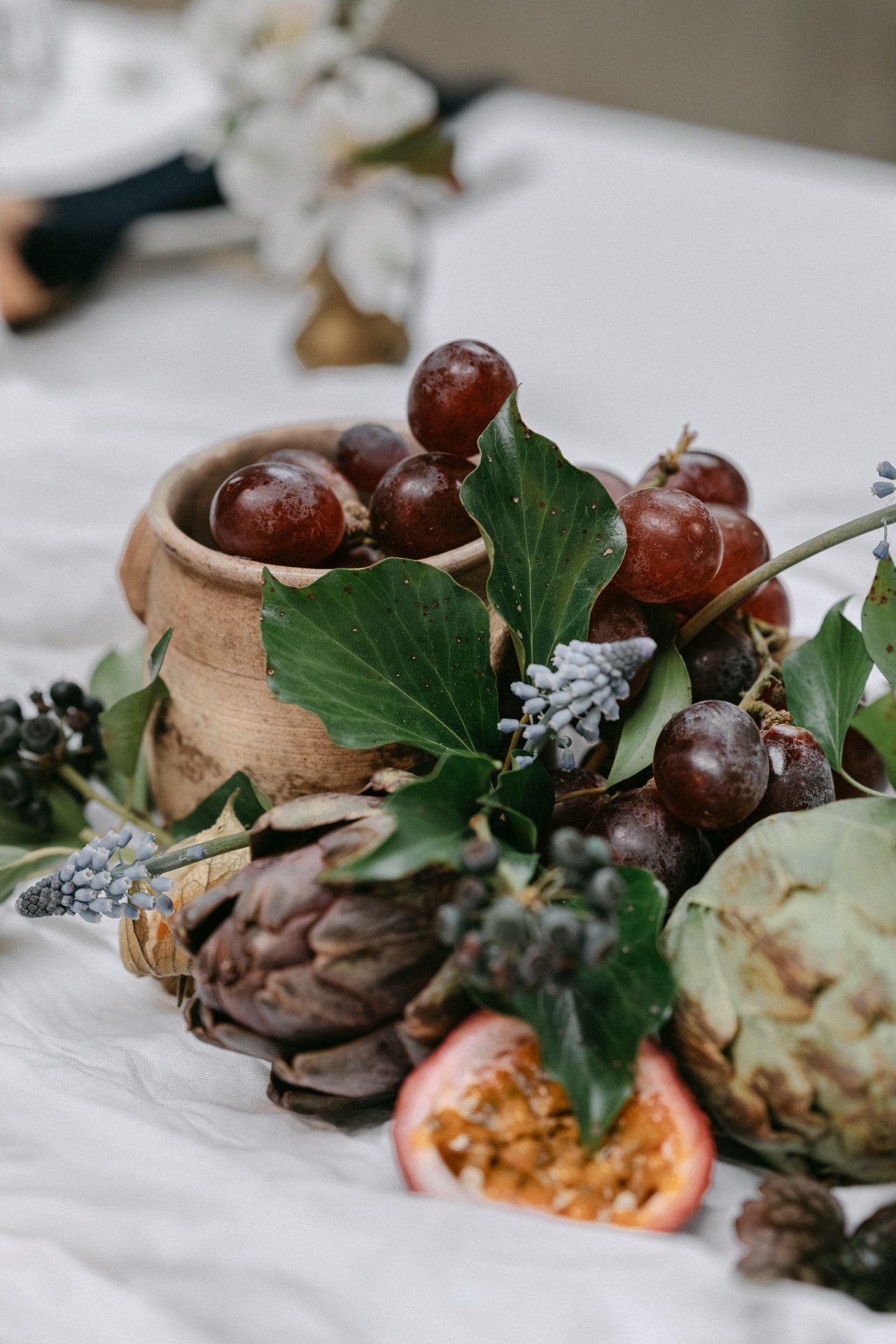Fruits plantes décoration mariage